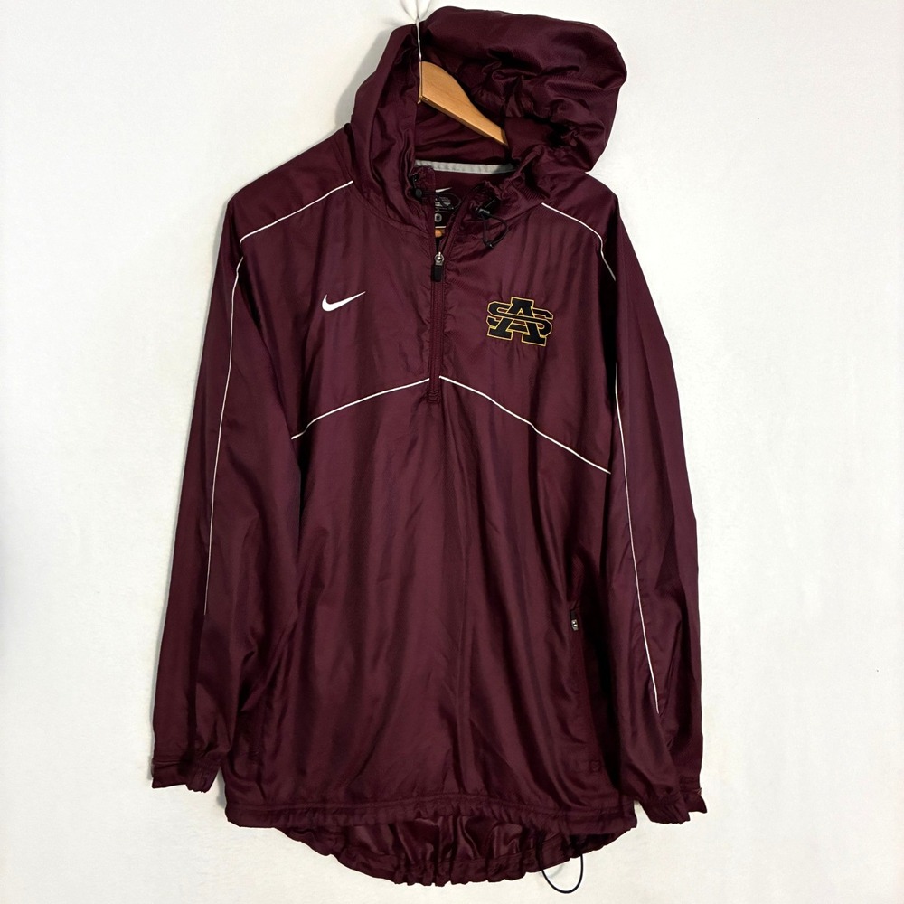 Arizona State Sun Devils Nike 1/4 Zip Windbreaker Pullover Men M Embroidered ASU